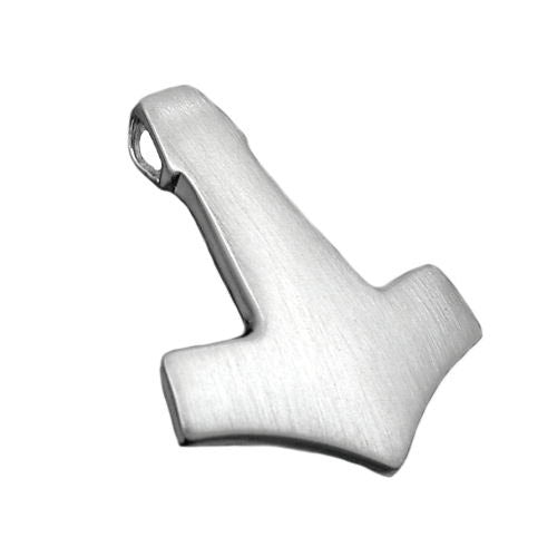 Anhänger Thors Hammer matt Silber 925