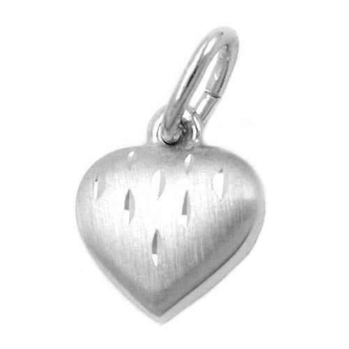Anhänger Herz diamantiert Silber 925