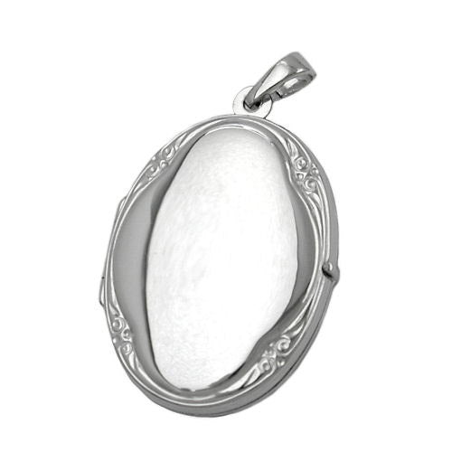 Anhänger Medaillon oval Silber 925