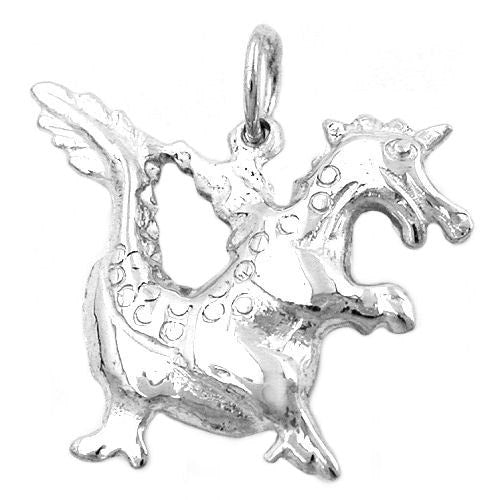 Anhänger kleiner Drache Silber 925