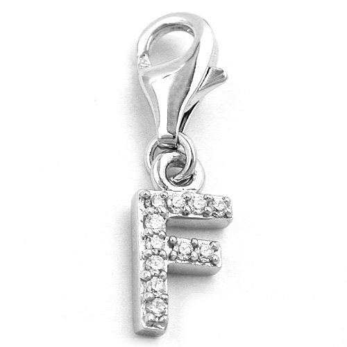Charm Buchstabe F Silber 925