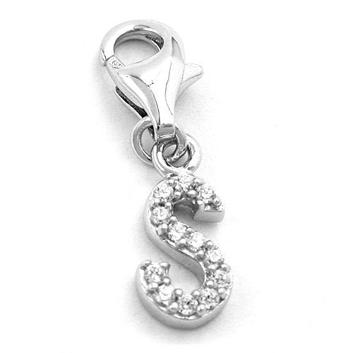 Charm Buchstabe S Silber 925