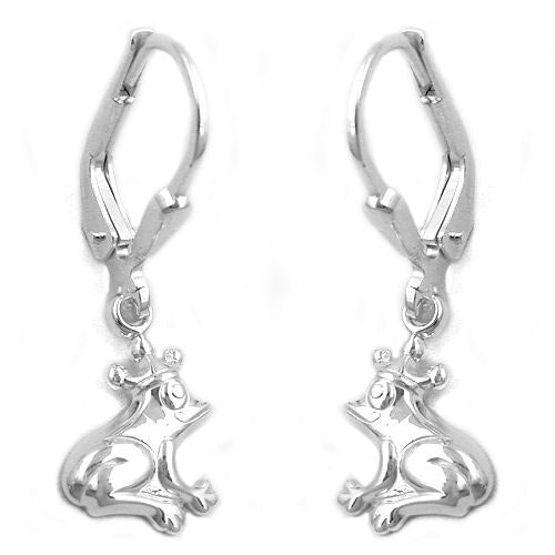 Ohrringe Brisur Ohrring Frosch Silber 925