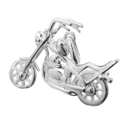 Anhänger Shopper Motorrad Silber 925