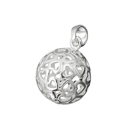 Anhänger filigrane Kugel Silber 925