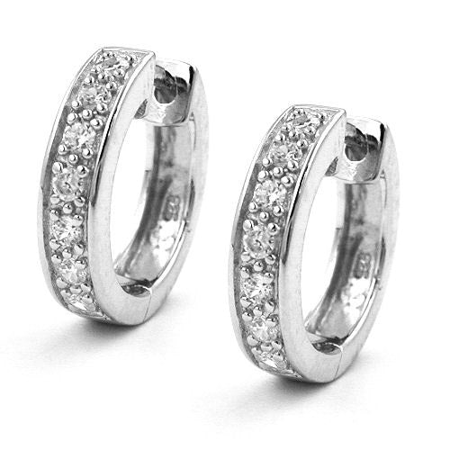 Creolen 7x Zirkonia Silber 925