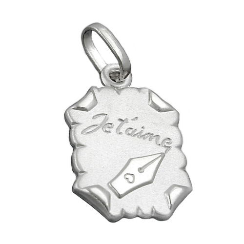 Anhänger Brief Je t-aime - Silber 925