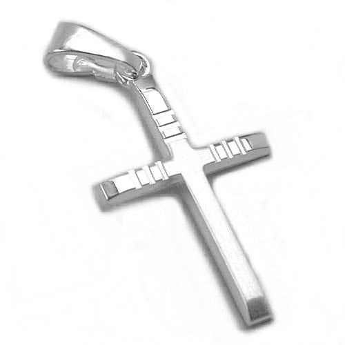 Anhänger Kreuz diamantiert Silber 925