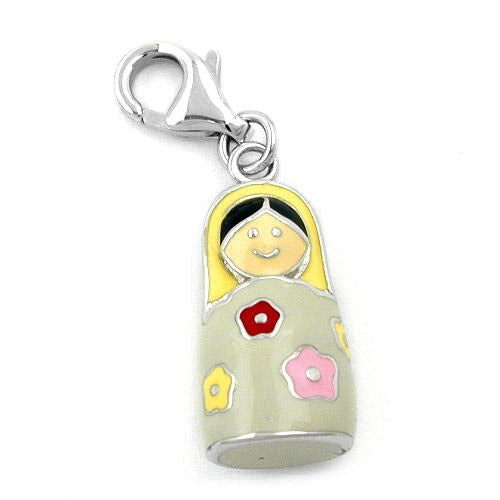Charm Puppe Silber 925