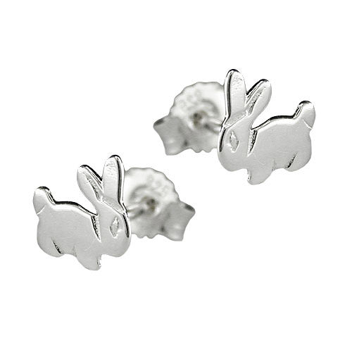Ohrstecker Hase Silber 925