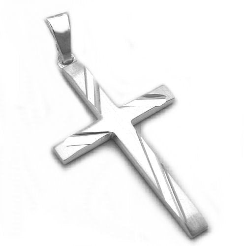 Anhänger Kreuz diamantiert Silber 925