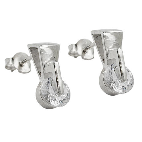 Ohrstecker mit Zirkonia Zirkonia 925