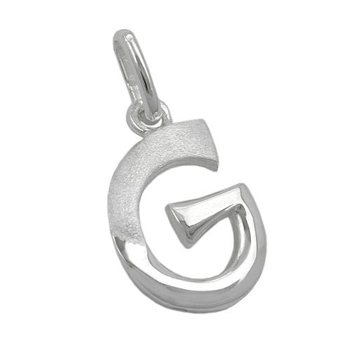 Anhänger Buchstabe G Silber 925