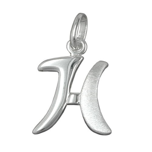 Anhänger Buchstabe H Silber 925