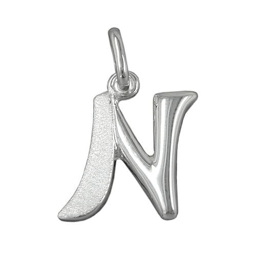 Anhänger Buchstabe N Silber 925