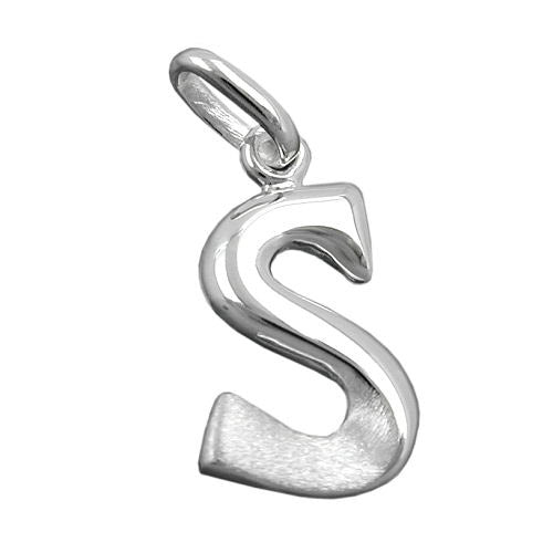 Anhänger Buchstabe S Silber 925