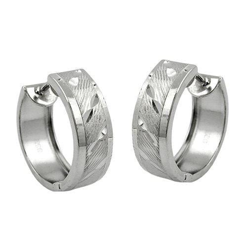 Creolen diamantiert Silber 925