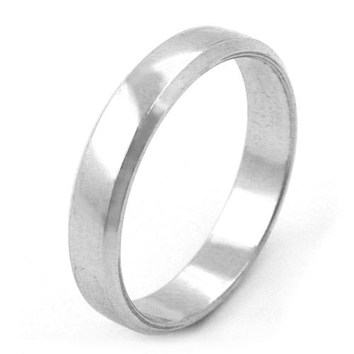 Ring glänzend mit Rand 925