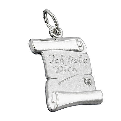 Anhänger Ich liebe Dich Silber 925