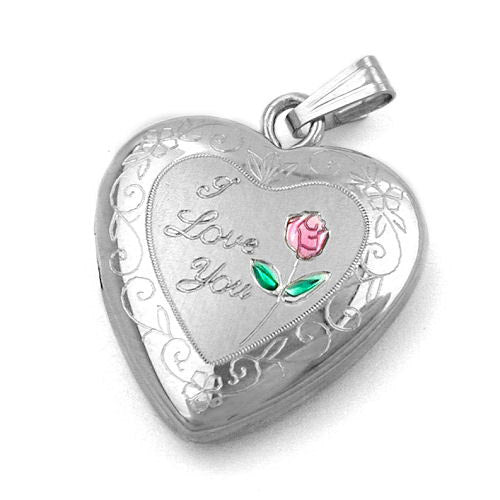 Anhänger Herz Medaillon Silber 925