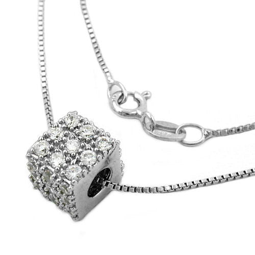 Collier rhodiniert Silber 925