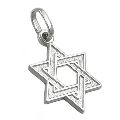 Anhänger David-Stern Silber 925