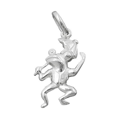 Anhänger Frosch mit Schirm 925