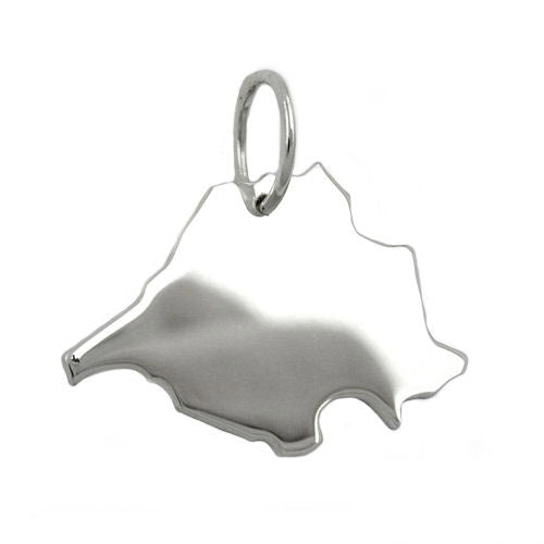 Anhänger BRD-Bundesland SL Silber 925