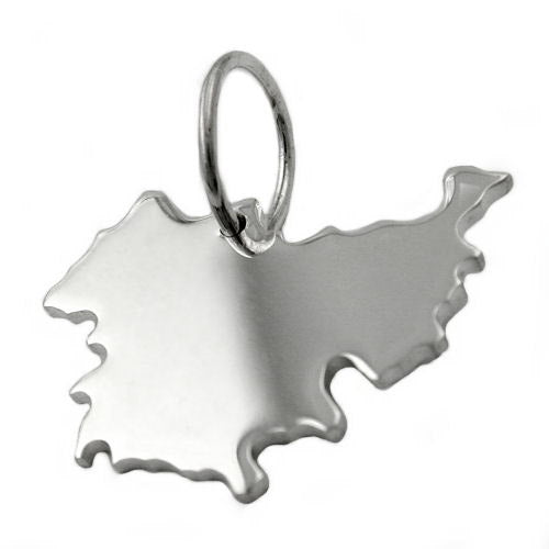 Anhänger BRD-Bundesland TH Silber 925