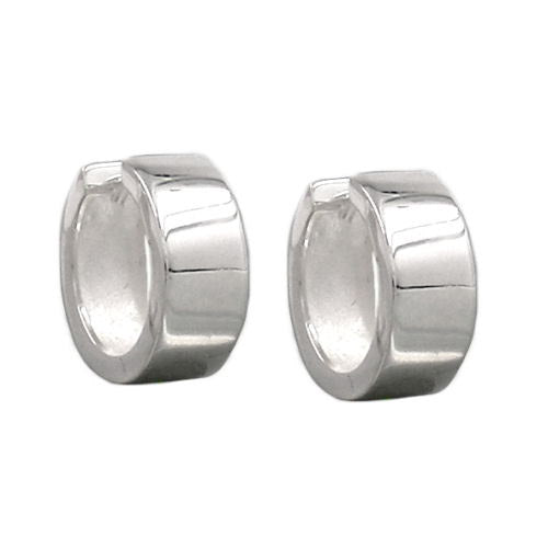 Creolen 15x6mm glänzend Silber 925