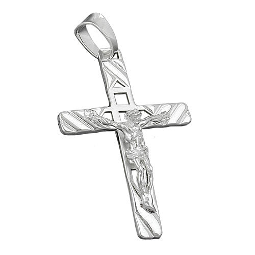 Anhänger Kreuz mit Jesus Silber 925