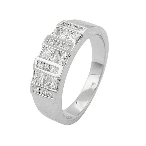 Ring mit vielen Zirkonia Silber 925