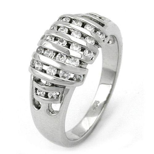 Ring mit vielen Zirkonia Silber 925