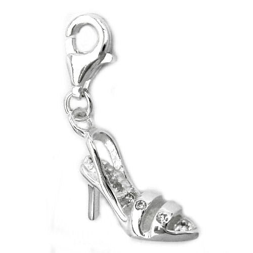 Charm Damenschuh Silber 925