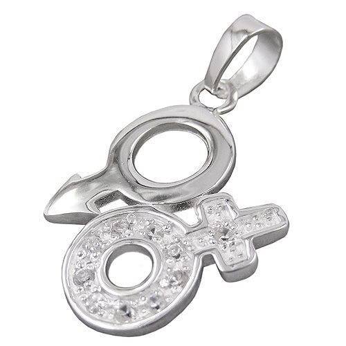 Anhänger Venus/Mars-Symbol Silber 925