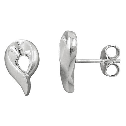 Ohrstecker kleiner Bogen Silber 925