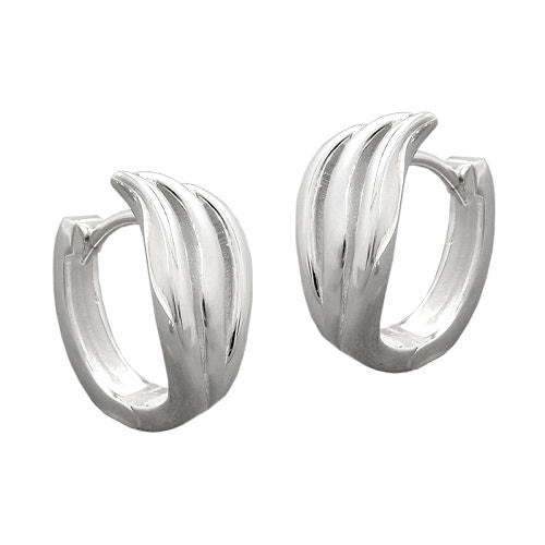 Creolen matt-glänzend Silber 925