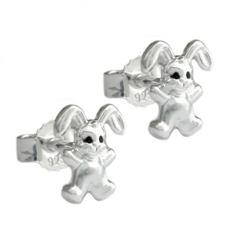 Ohrstecker kleiner Hase Silber 925