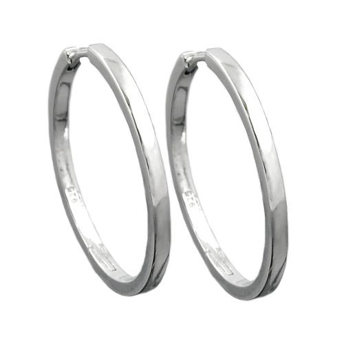 Creolen rhodiniert Silber 925