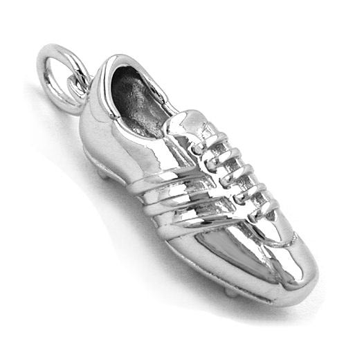 Anhänger Fußballschuh Silber 925
