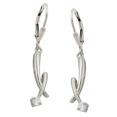 Ohrringe Brisur Zirkonia Silber 925