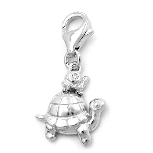 Charm Schildkröte Silber 925
