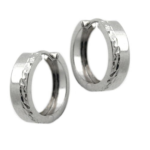 Creolen rhodiniert Silber 925