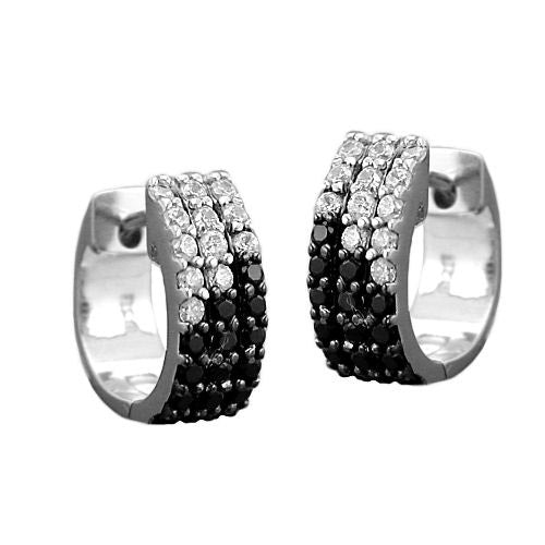 Creolen viele Zirkonia Silber 925