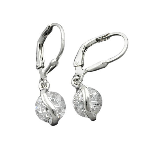 Ohrringe Brisur Zirkonia Silber 925