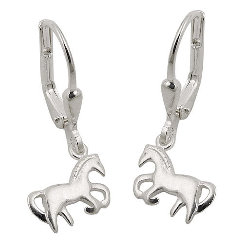 Ohrringe Brisur Pferde rechts/links Silber 925