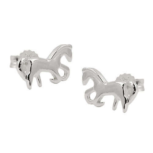 Ohrstecker Pferd rechts-links Silber 925