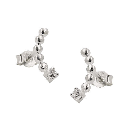 Ohrstecker Zirkonia Silber 925