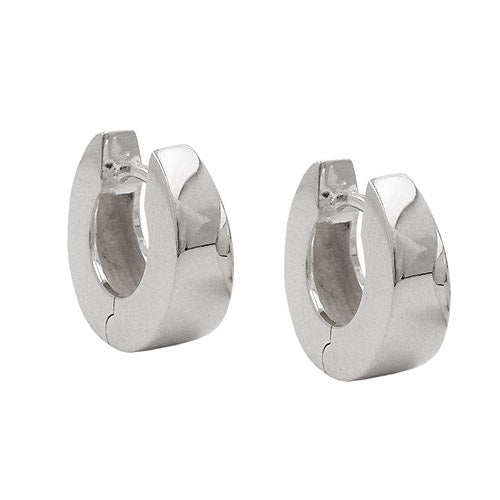 Creolen KlappCreolen 14x5mm Silber 925