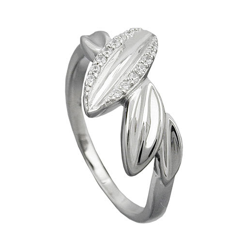 Ring mit Zirkonia Silber 925